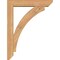 Ekena Millwork Thorton Slat Smooth Bracket w/ Offset Brace, Western Red Cedar, 5 1/2"W x 26"D x 34"H BKT0604X26X34THR06SWR - alternate 4